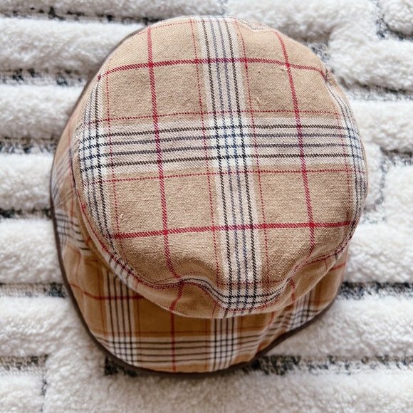 New Gucci Reversible GG Supreme Horsebit Bucket Hat Beige Canvas/ Wool Size XS - Picture 7 of 12